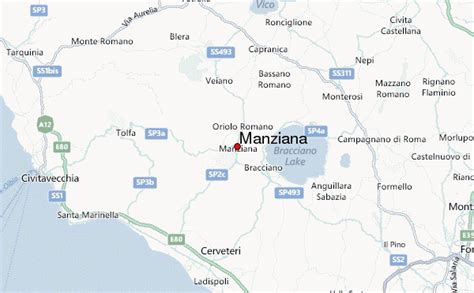manziana maps